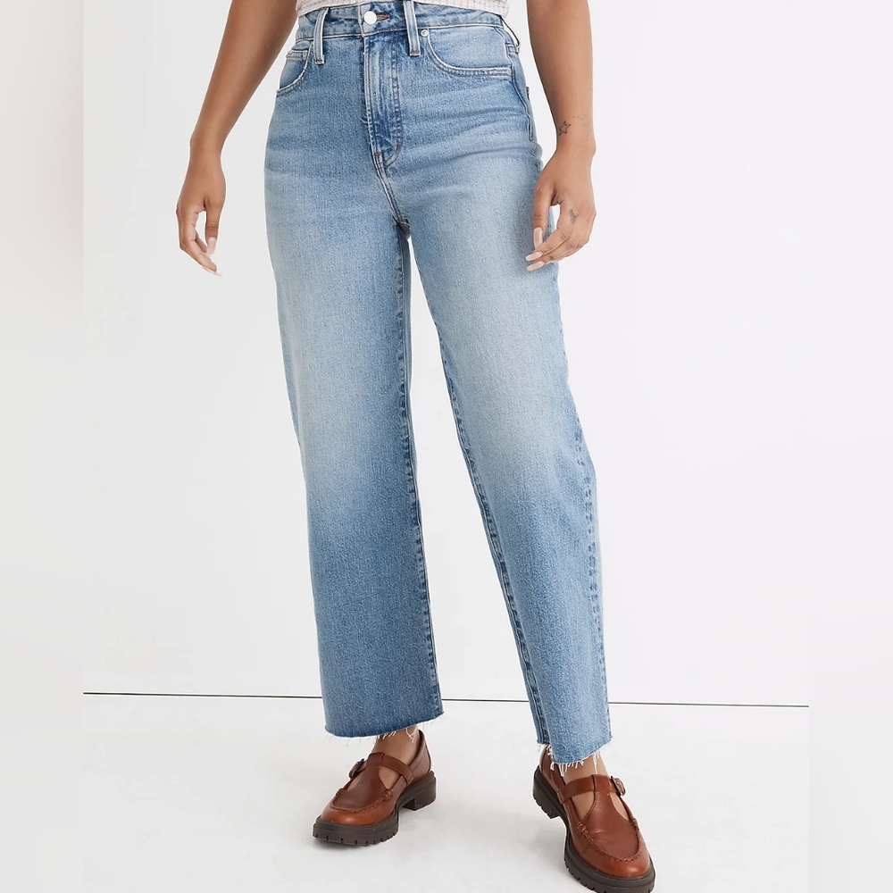 Madewell curvy perfect vintage wide leg jean crop